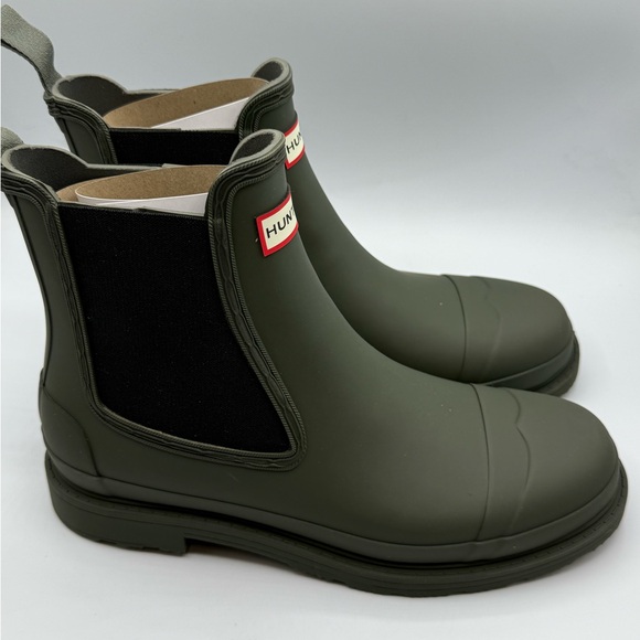 NEW Hunter Commando Chelsea Short Waterproof Rain Boot - Picture 4 of 7